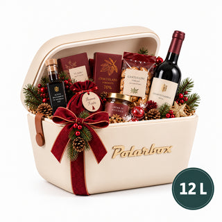 Kühlbox 'Polarbox' 12 Liter - Geschenkebox - Farbe: Cream Gold