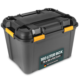 Rollbare 'Bunker Tough' Box (IP67/IPX7) mit Deckel in verschiedenen Größen (Größe wählbar)