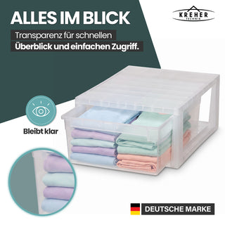 Bundle: 1 x Schubladenbox Größe XL (36 Liter) + 2 x Größe M (12 Liter)