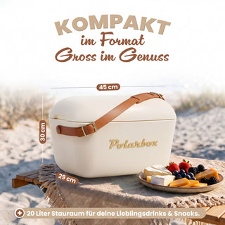 Kühlbox Polarbox 20 Liter, Farbe: Cream Gold