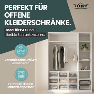 Bundle: 1 x Schubladenbox Größe XL (36 Liter) + 2 x Größe M (12 Liter)