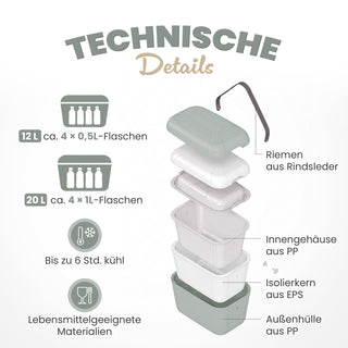 Kühlbox Polarbox 20 Liter, Farbe: Forest Gold