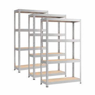 XL Metallregal mit 4 MDF-Böden - 75 x 30 x 150 cm – (Set wählbar)