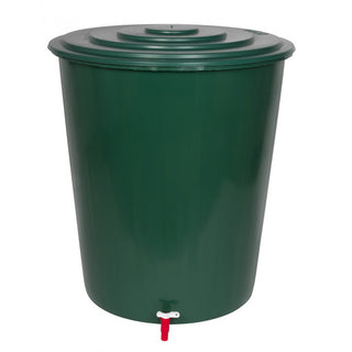 Kreher XXL Regentonne in Grün mit Deckel und Hahn  (Ausführung wählbar)
