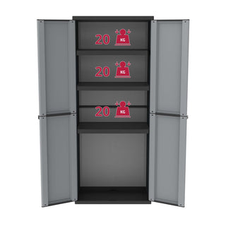 Set: Universalschrank "Joker" mit 3 Böden + Beistellschrank "Joker" mit 1 Boden