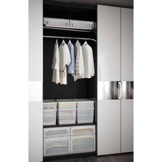 Set: 8 x LightBox 52 XL mit Deckel, halbhoch, 22 Liter